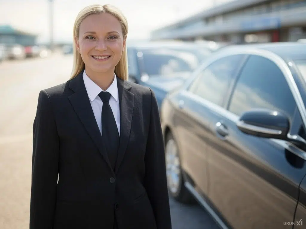 chauffeur privé VTC attendant ses clients à le Beausset